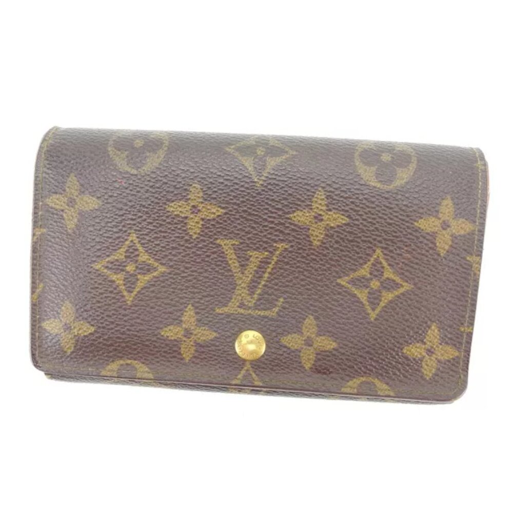 Louis Vuitton Wallet Purse Monogram Brown Woman Authentic Used